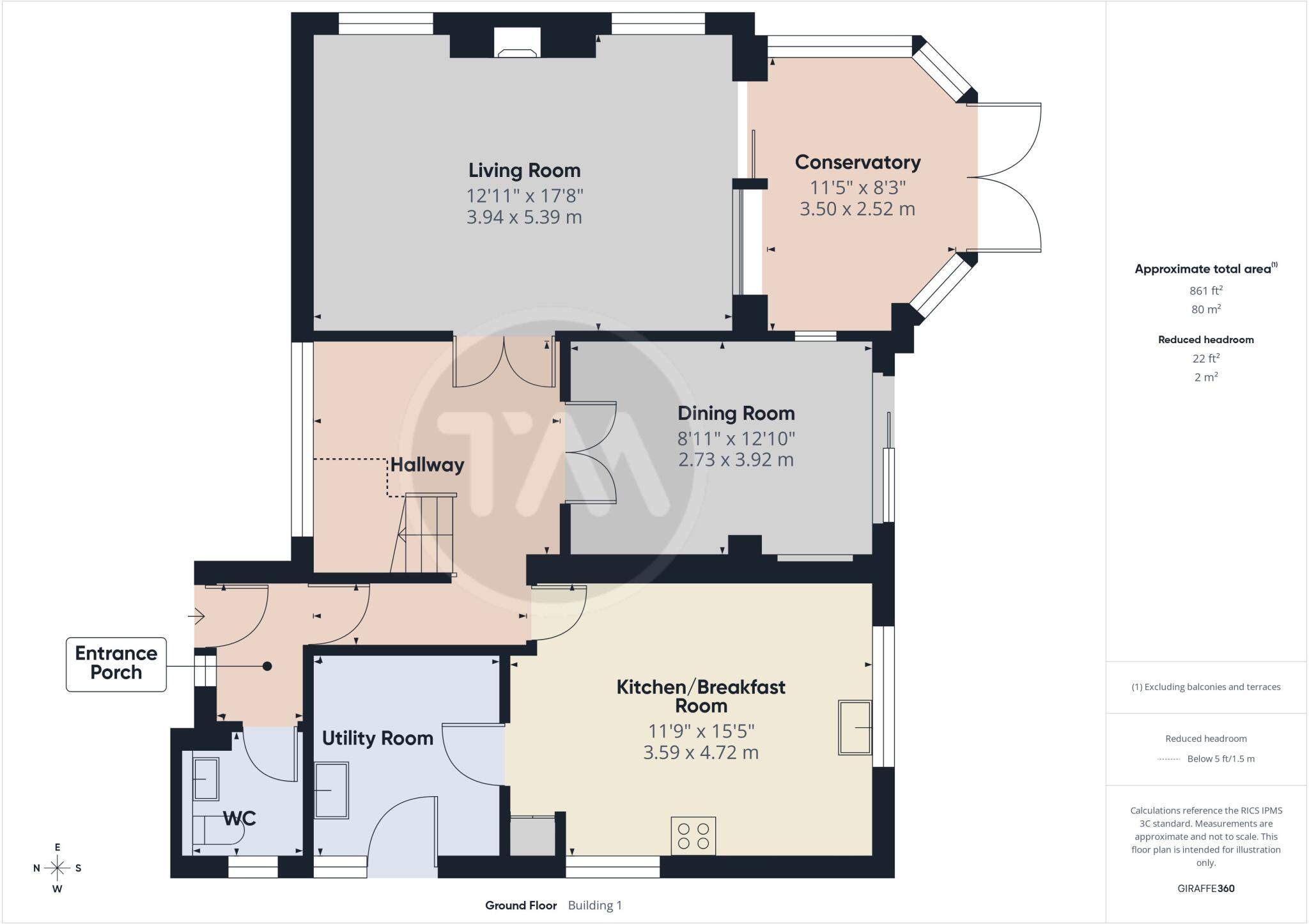 Ivel Gardens, Biggleswade, Bedfordshire, SG18 floorplan