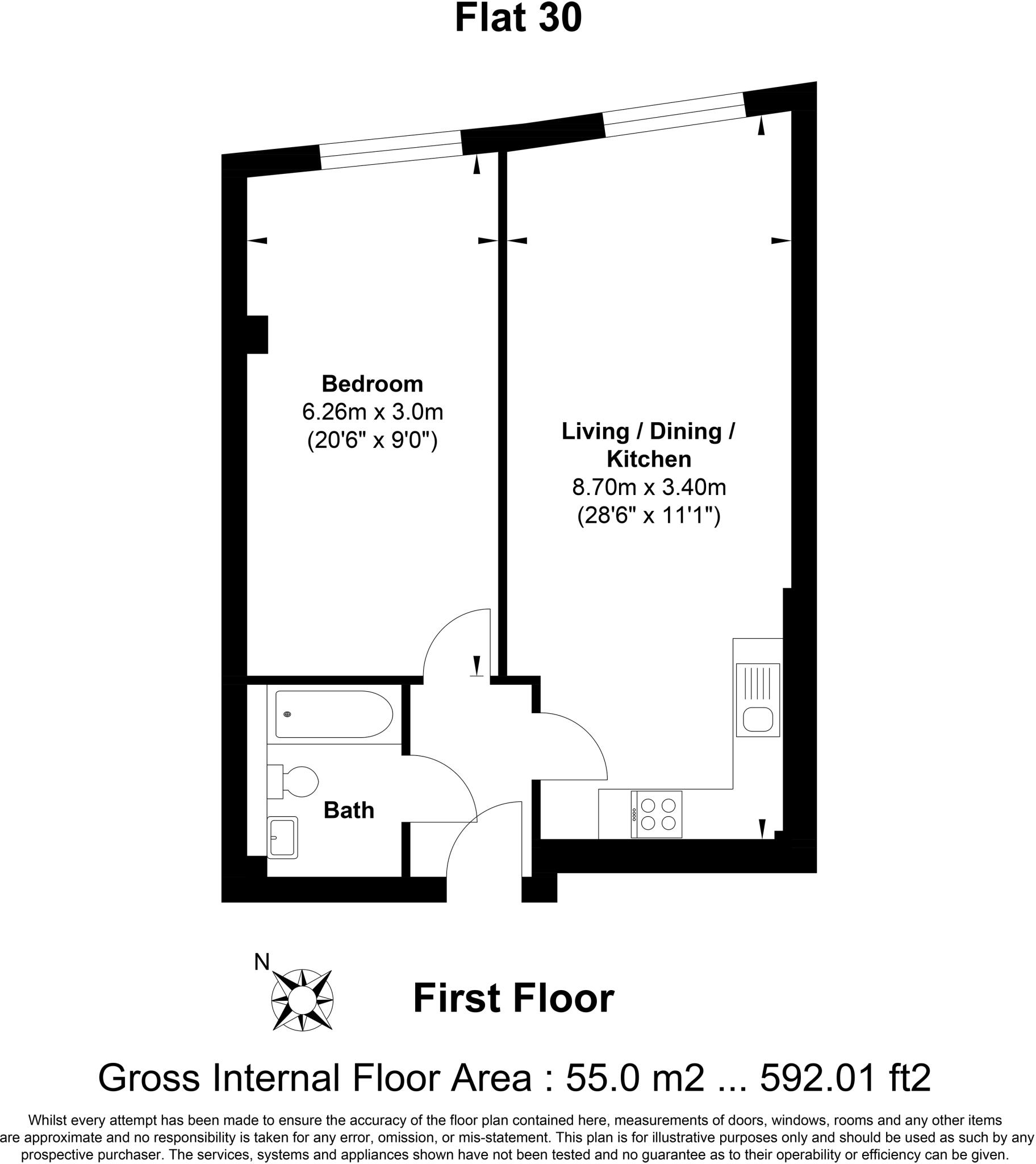 Restmor Way, Wallington, SM6 floorplan