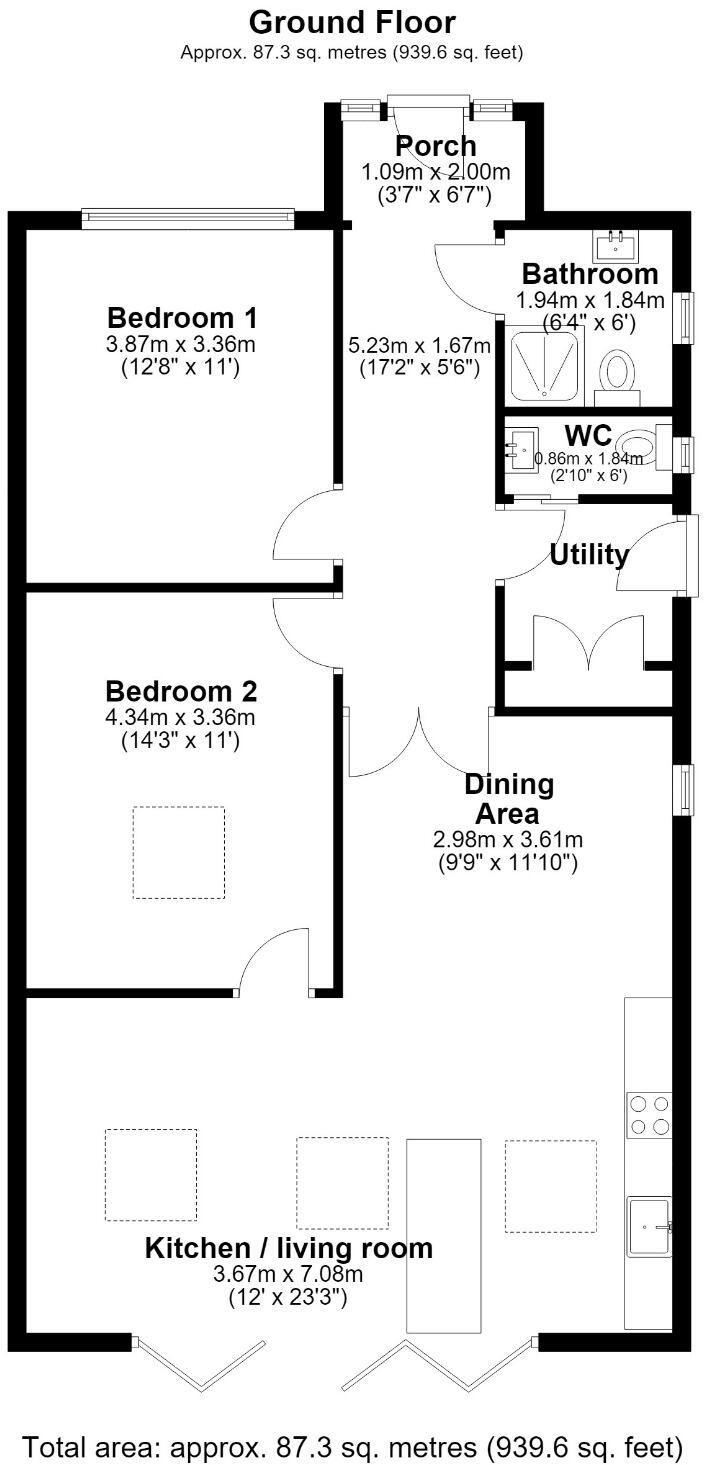 Higham Gobian Road, Barton-Le-Clay, MK45 4LT floorplan