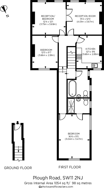 Plough Road, London floorplan