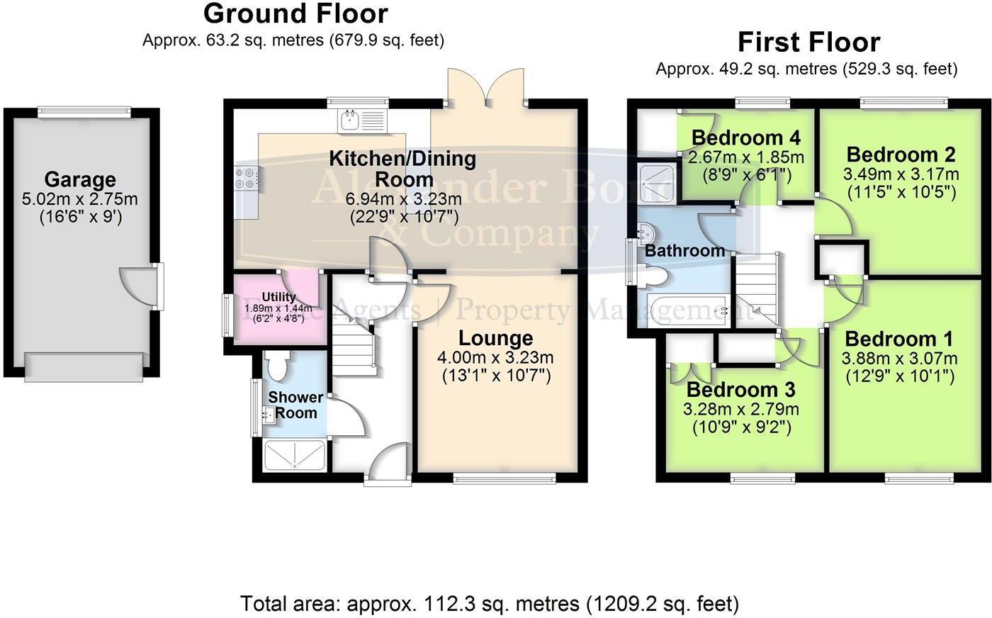 Orchard Way, Knebworth floorplan