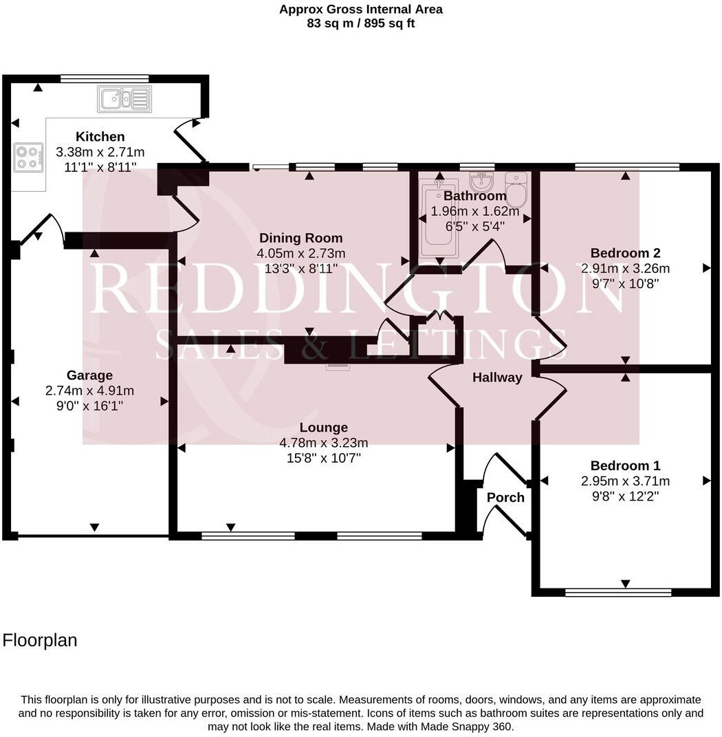 Main Street, Thringstone, Coalville, LE67 floorplan