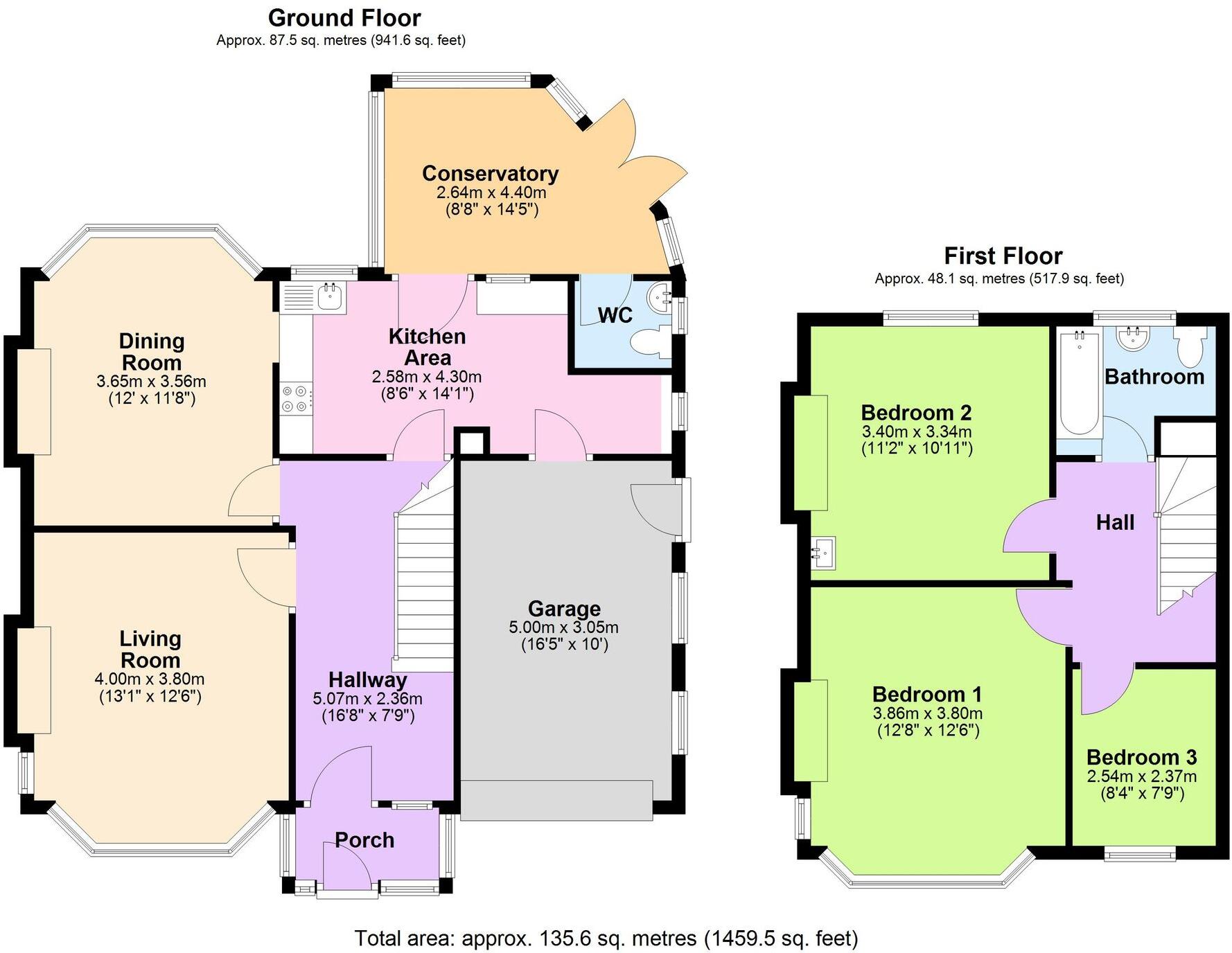 Cedar Road, Paignton, TQ3 floorplan
