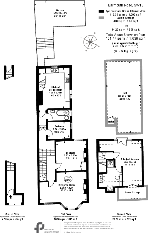 Barmouth Road, Wandsworth, London floorplan