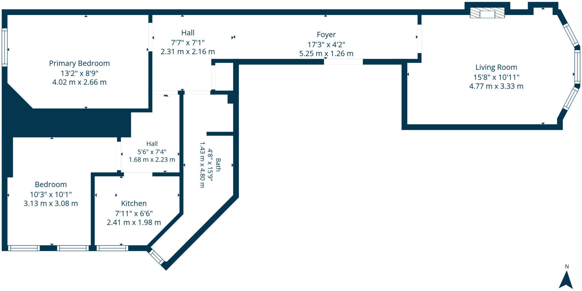3/1 41 Apsley Street, Partick, G11 7SN floorplan