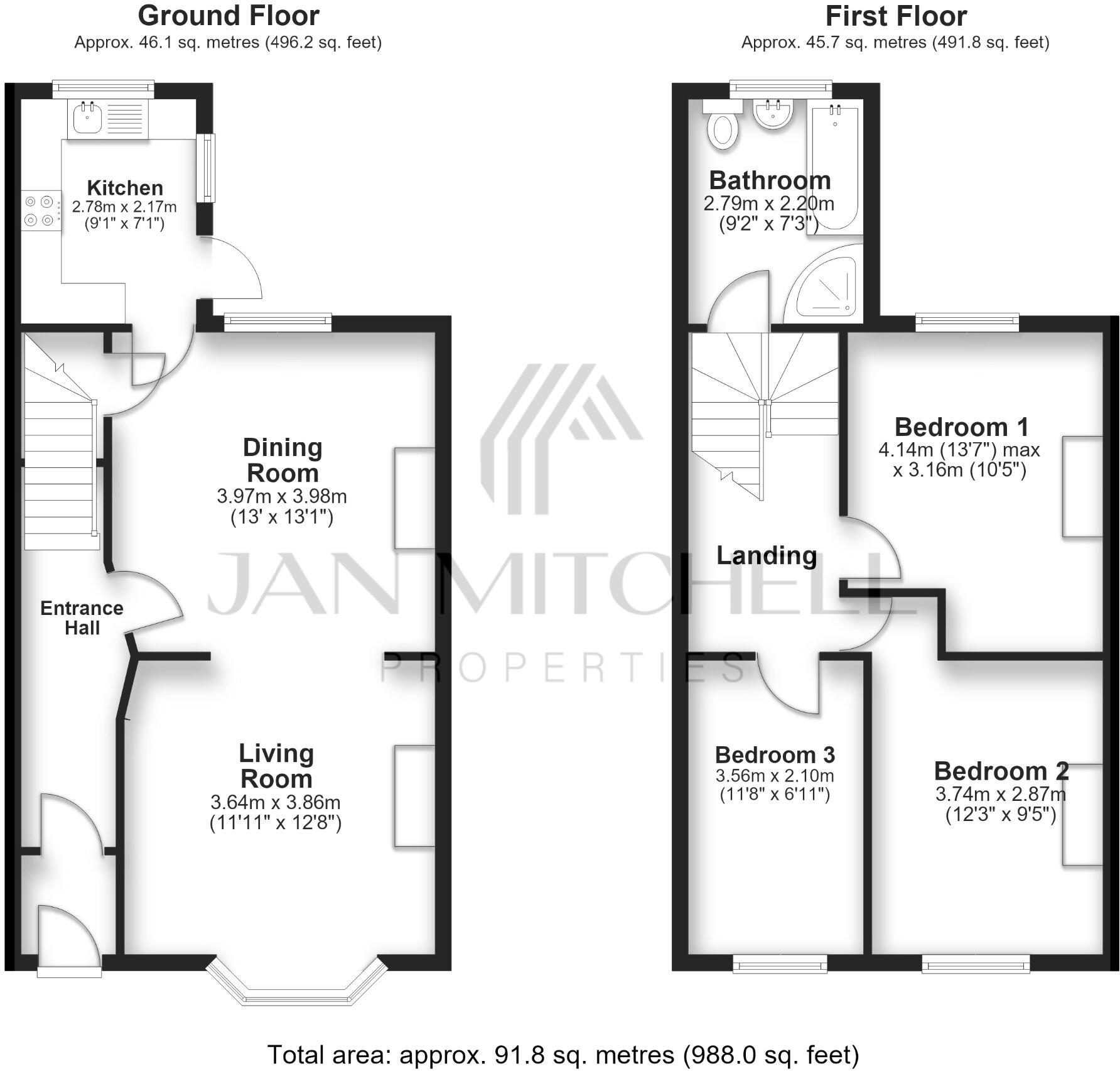 Montague Street, Lemington, Newcastle upon Tyne floorplan