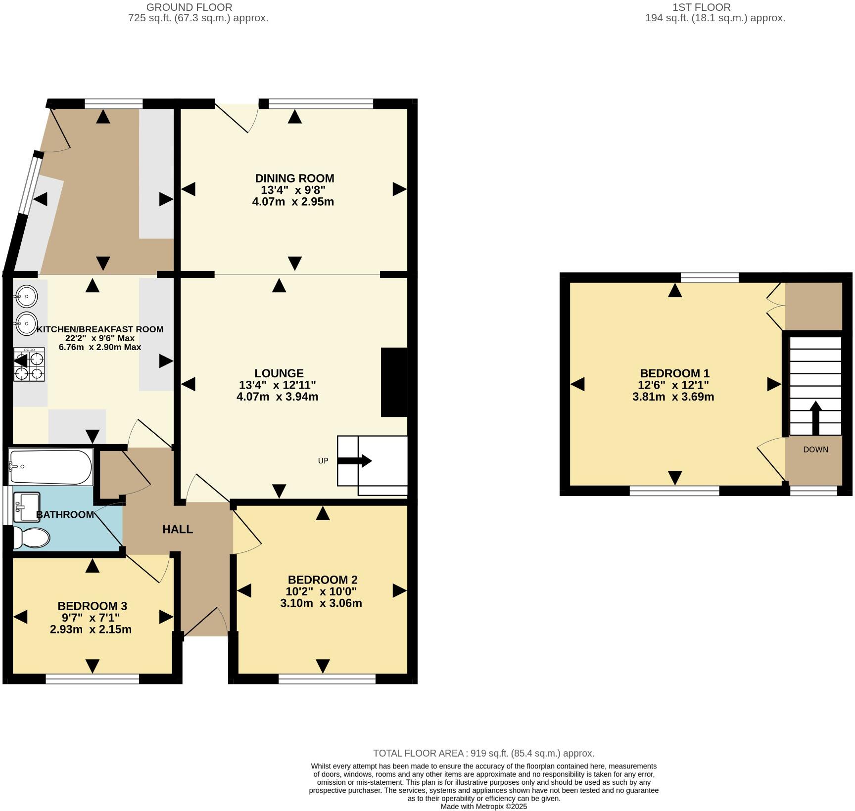 Silverdale Drive, Waterlooville floorplan