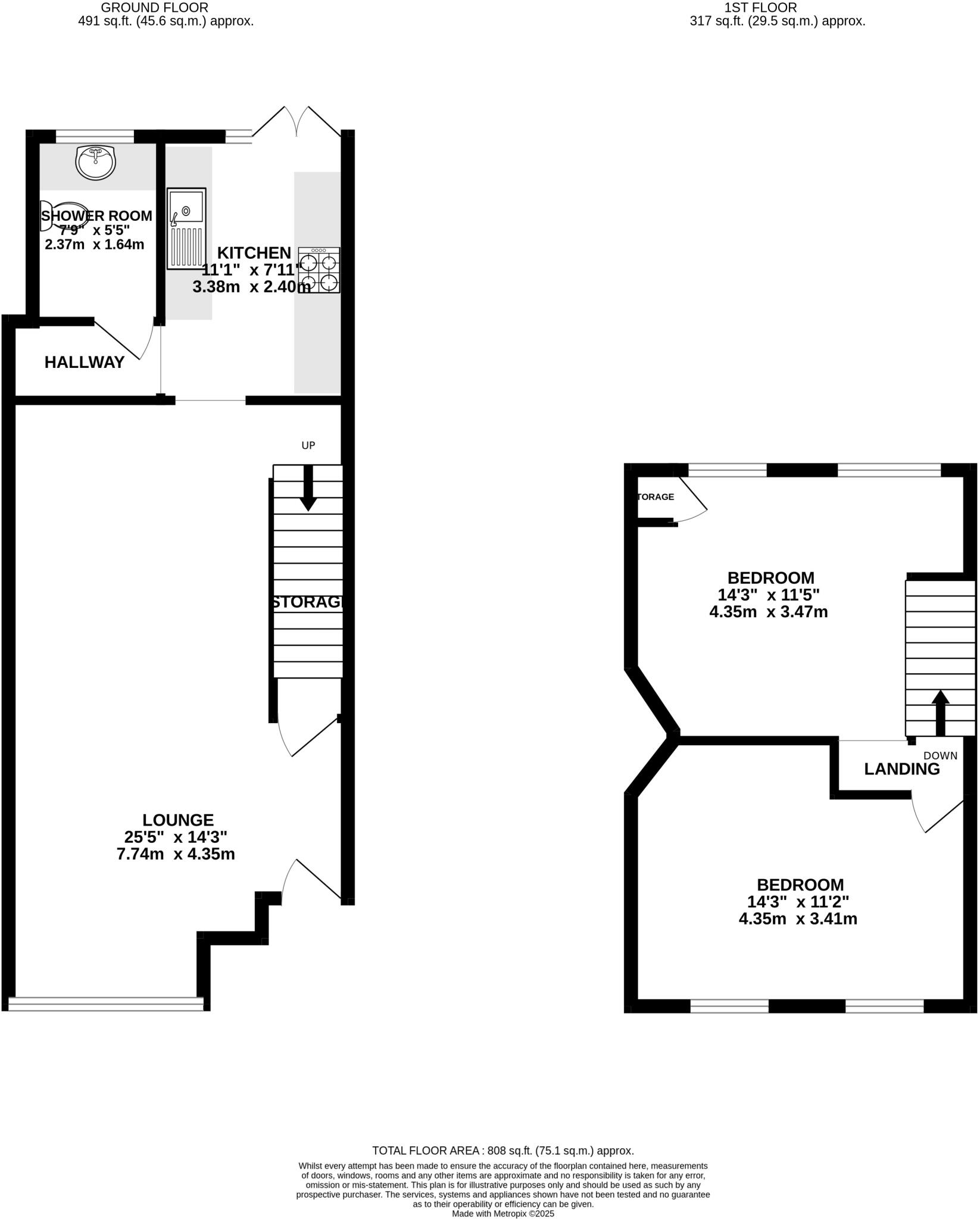 Leyland Avenue, St. Albans, Hertfordshire, AL1 floorplan