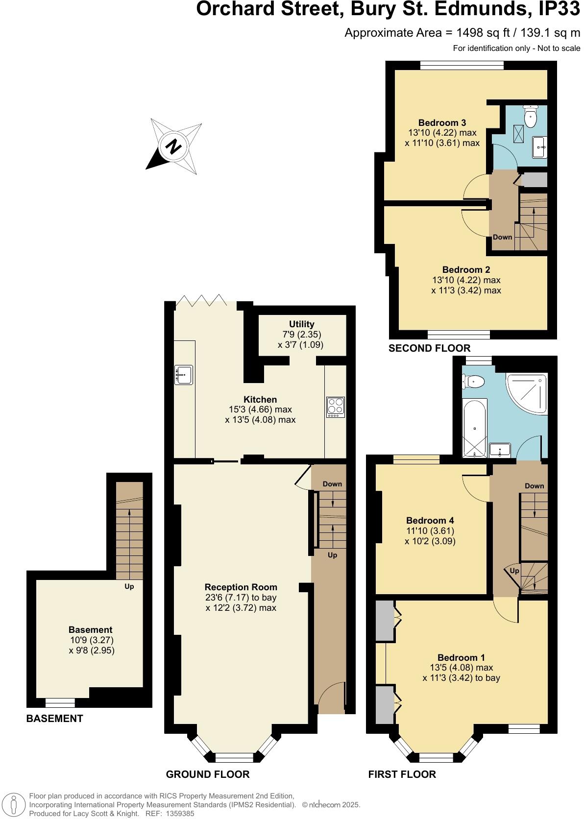 11, Orchard Street, Bury St. Edmunds, Suffolk, IP33 floorplan