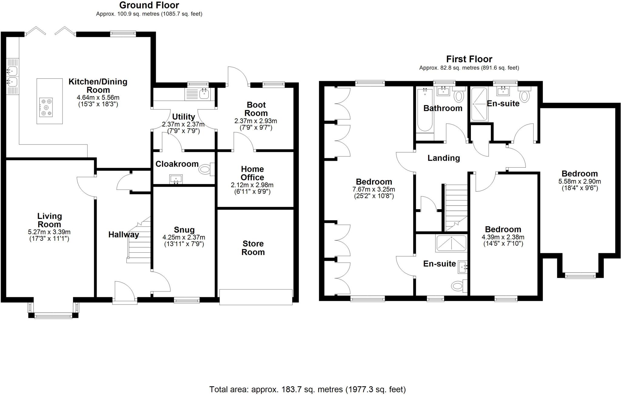 Gilbert Grove, Kirkwhelpington, Northumberland, NE19 floorplan