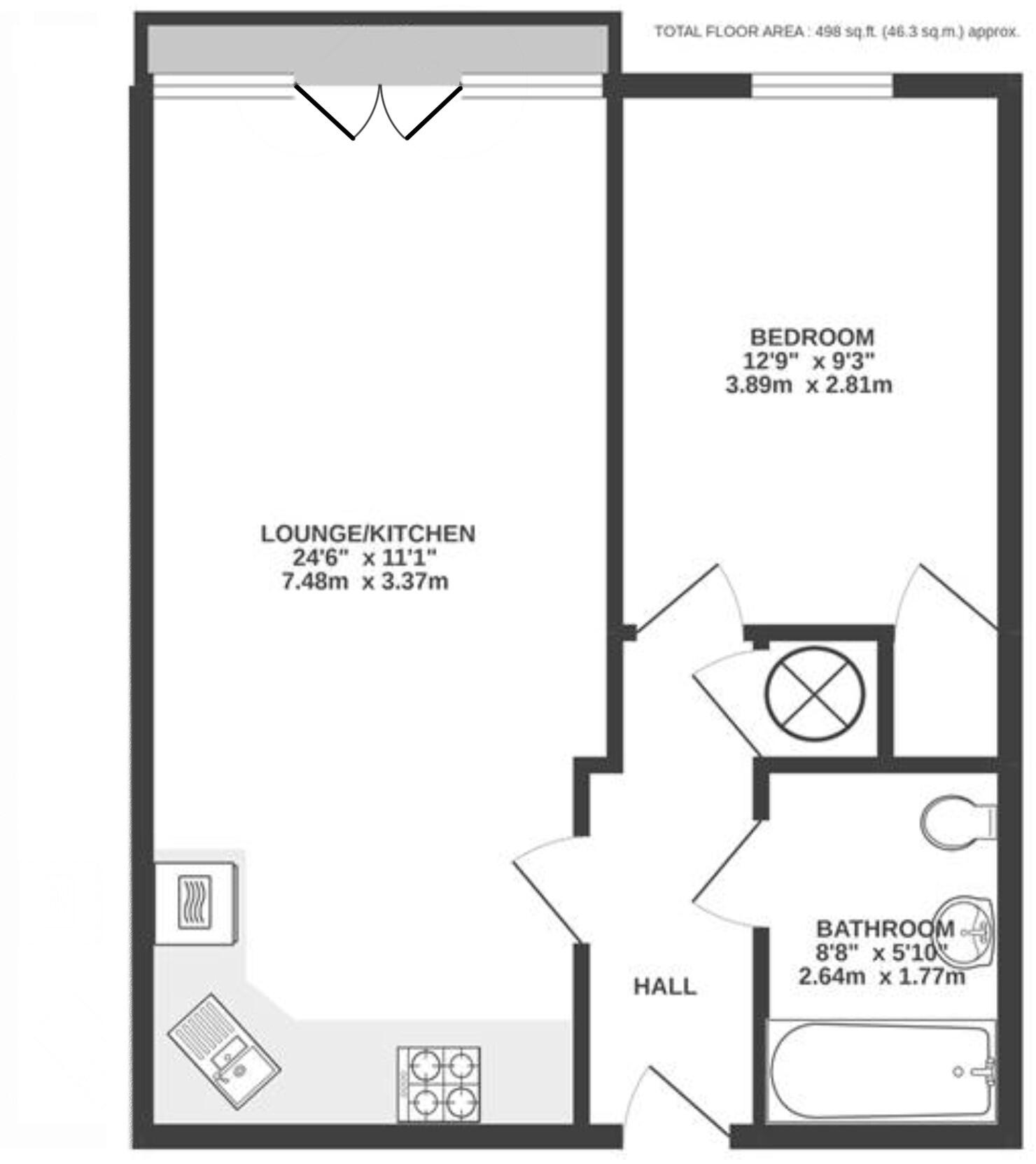 29, Waves, Watergate Bay, TR8 floorplan