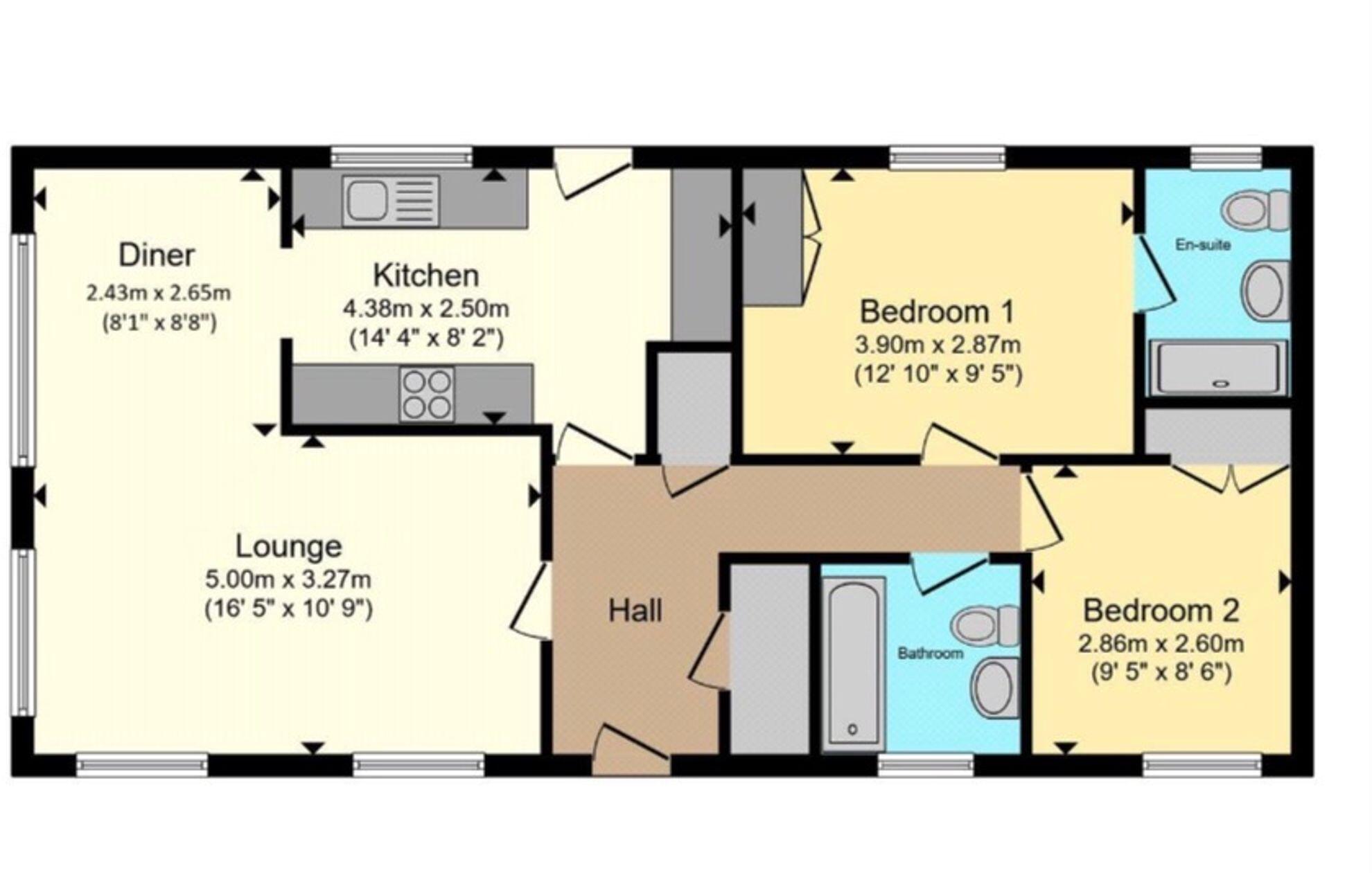 Truro Heights, Truro, TR1 floorplan