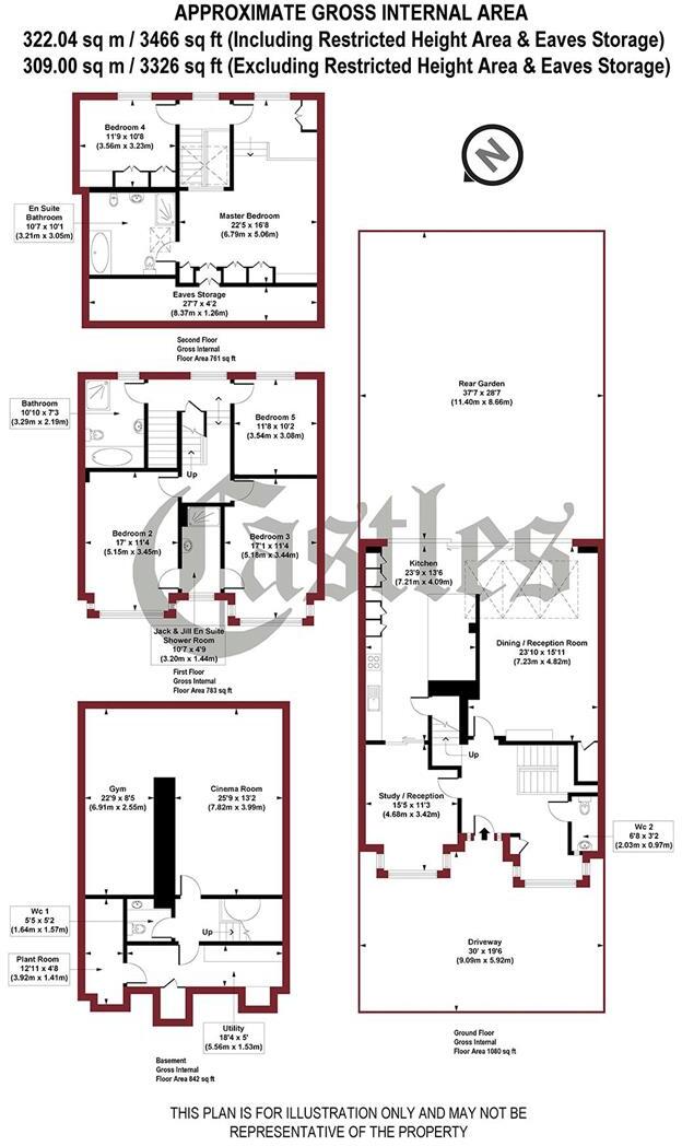 Coleridge Road, N8 floorplan