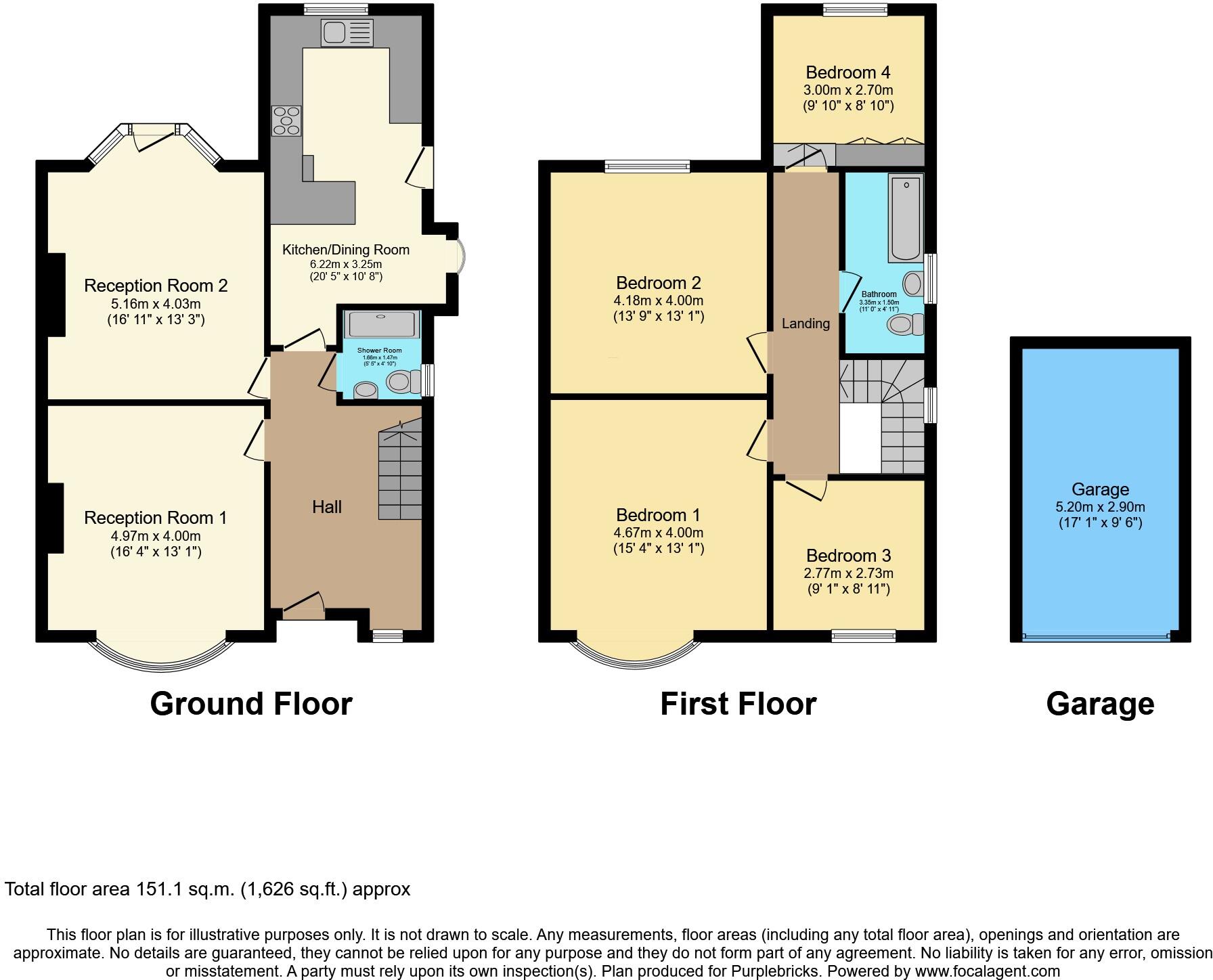 Woodlands Avenue, Ribbleton, Preston, PR2 floorplan