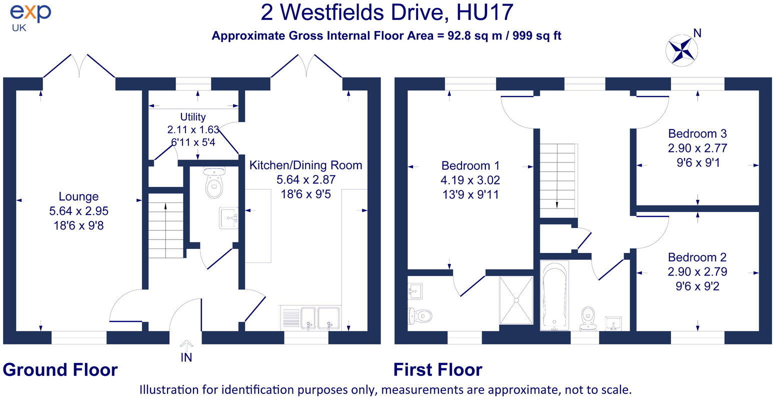 Westfields Drive, Beverley, East Riding of Yorkshire, HU17 8ED floorplan
