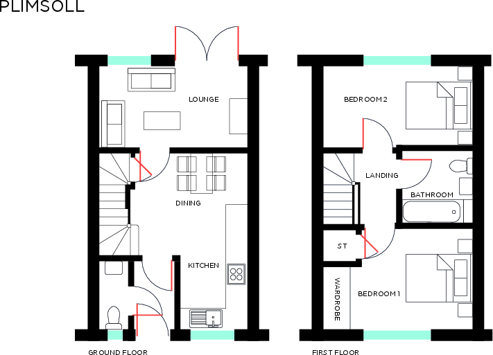 Bennett Close, Almondsbury, South Gloucestershire floorplan