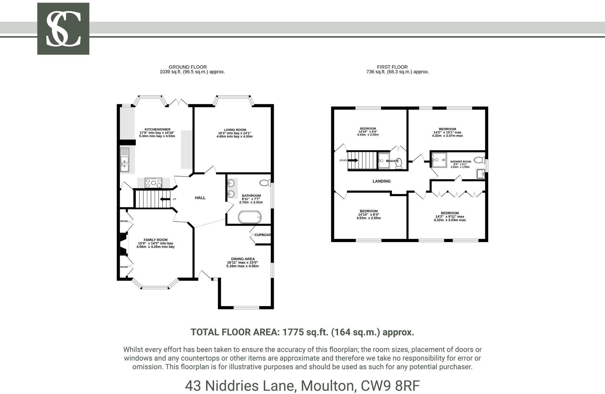 Niddries Lane, Moulton, CW9 floorplan