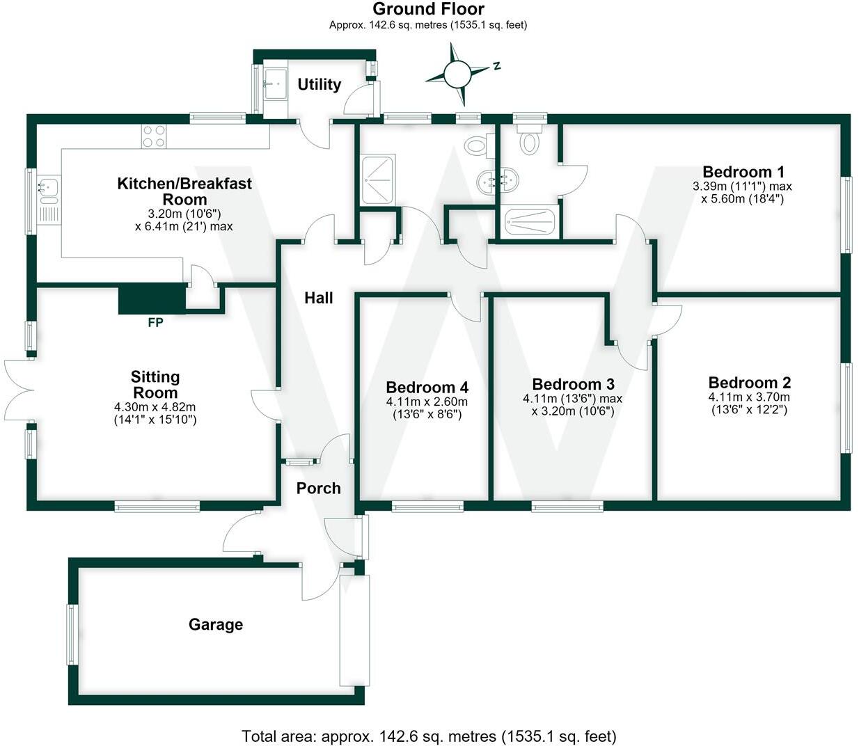 Orchard Road, Redlynch floorplan