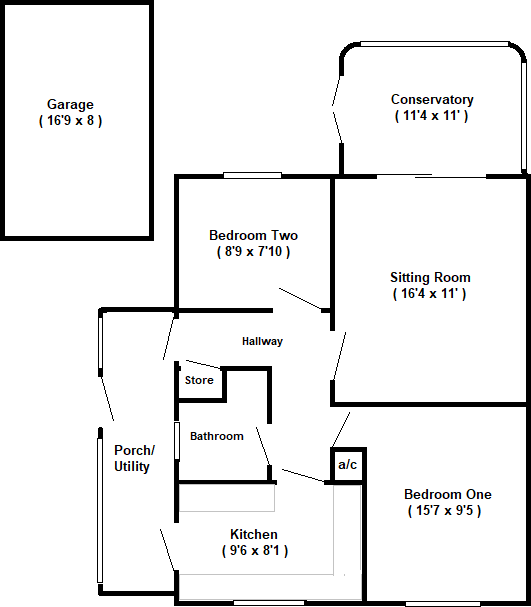 32, Sweetmans Road, Shaftesbury, Dorset - No Chain floorplan