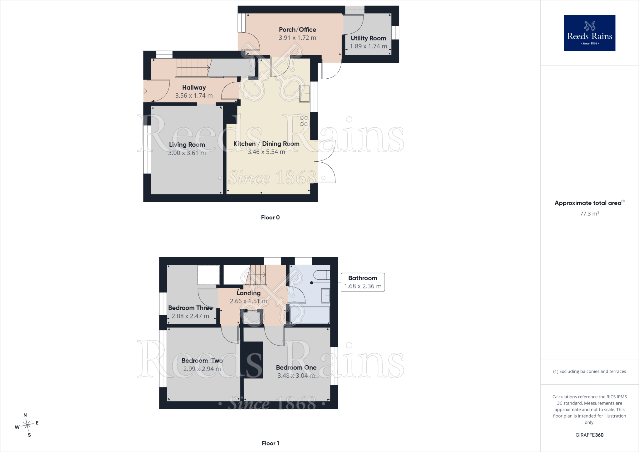 Rowena Drive, Thurcroft, Rotherham, South Yorkshire, S66 floorplan