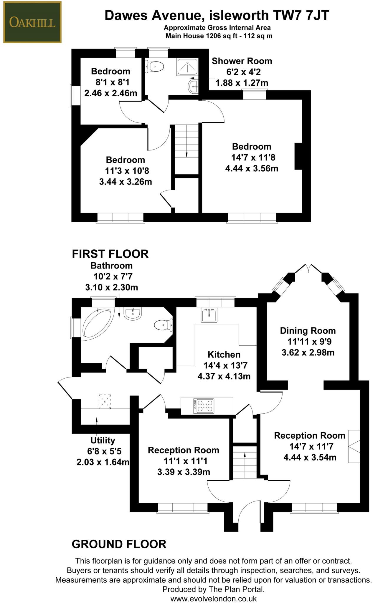 Dawes Avenue, Isleworth, TW7 floorplan