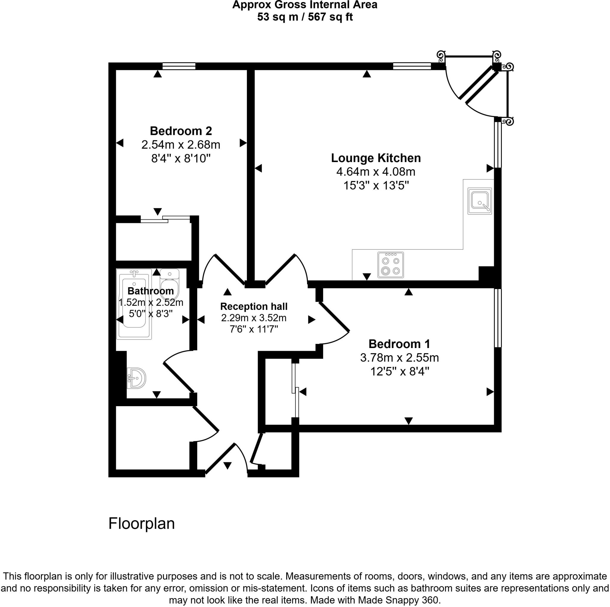 Squire Street, Glasgow, Glasgow City floorplan