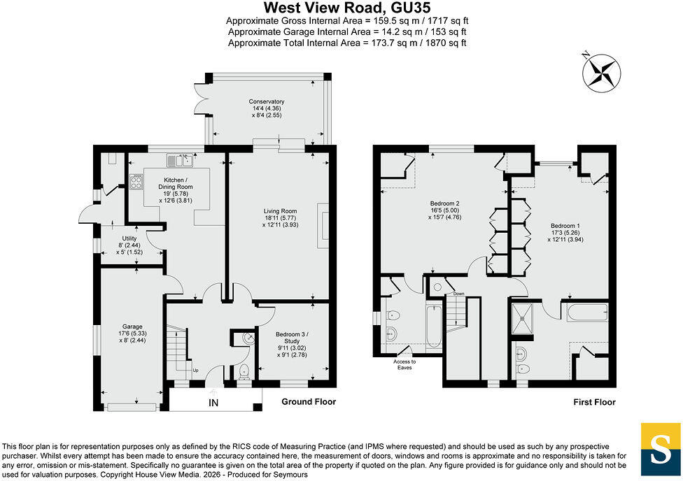 West View Road, Headley Down, Hampshire, GU35 floorplan