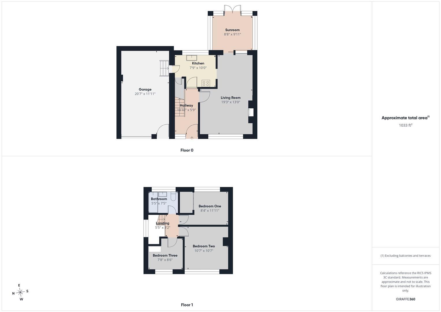 Edgebury, Woolavington, Bridgwater floorplan