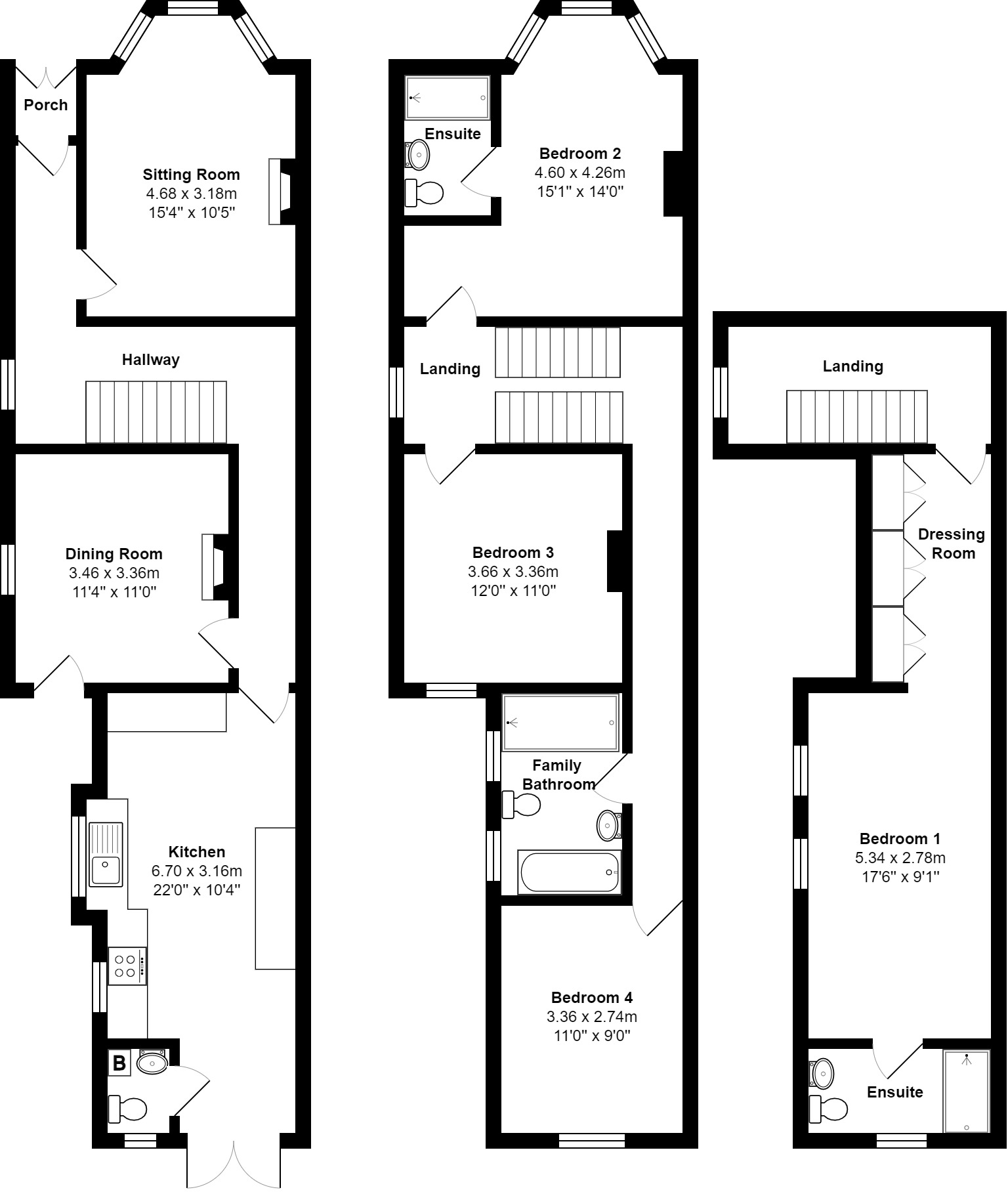 Southsea, Hampshire floorplan