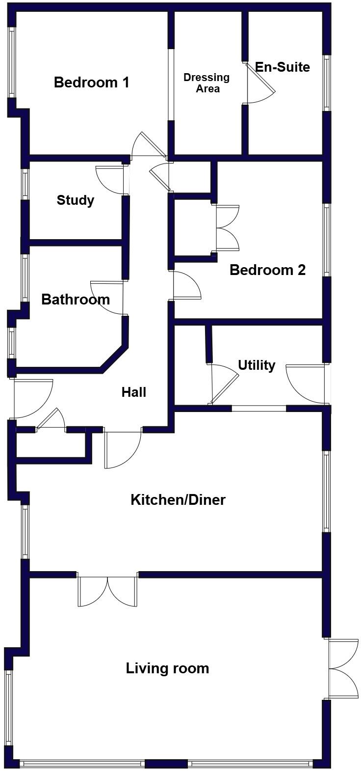 Mulberry Close, Lone Pine Park, Lone Pine Drive, Ferndown floorplan