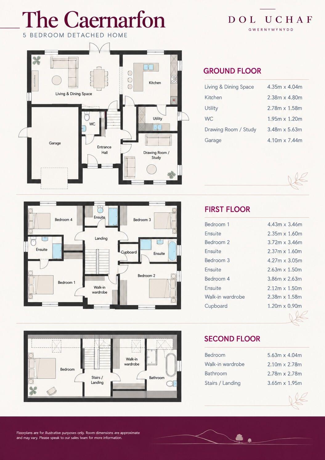 Dol Uchaf, Ruthin Road, Gwernymynydd floorplan