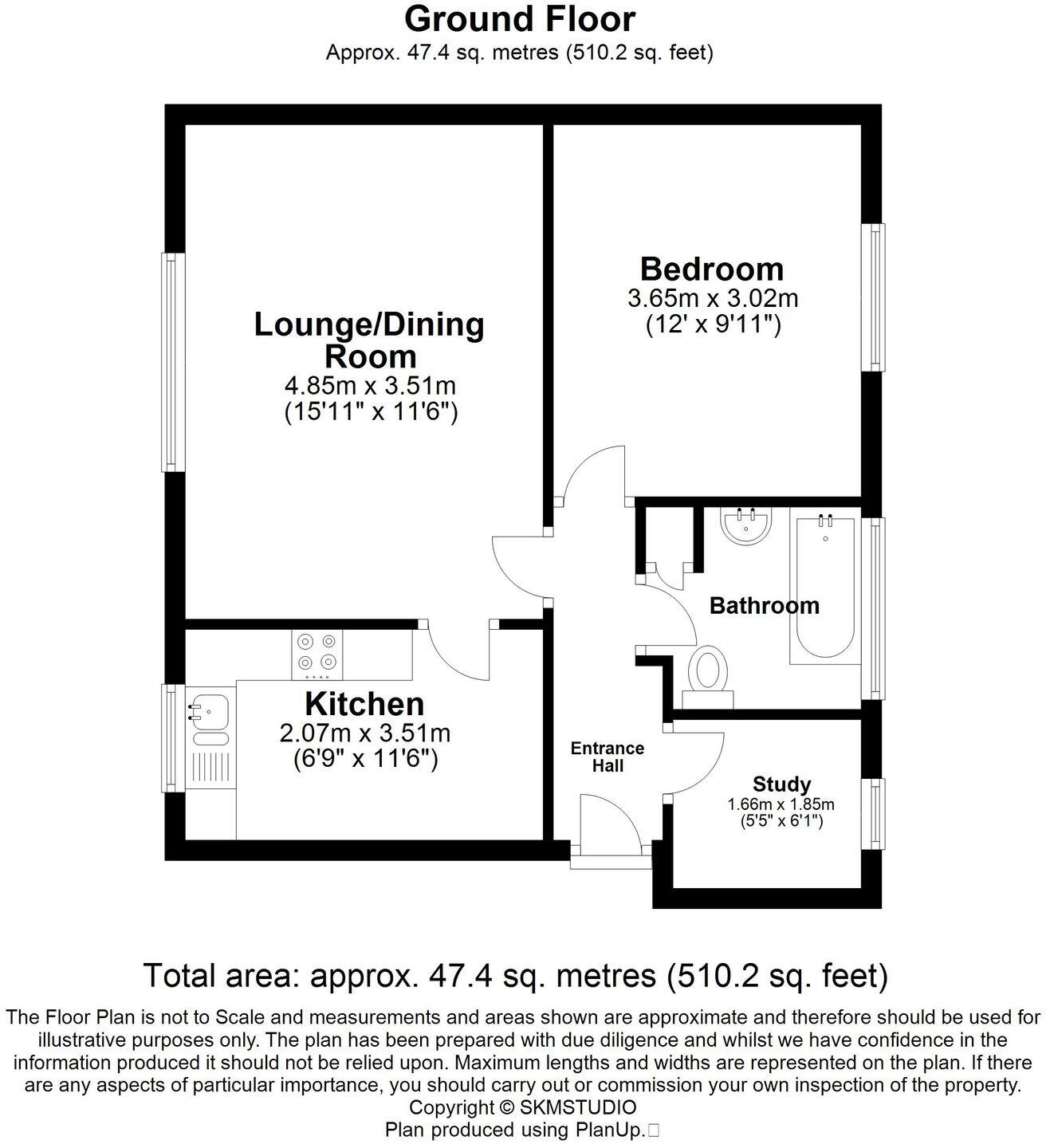 Collings Wells Close, Caddington, LU1 floorplan