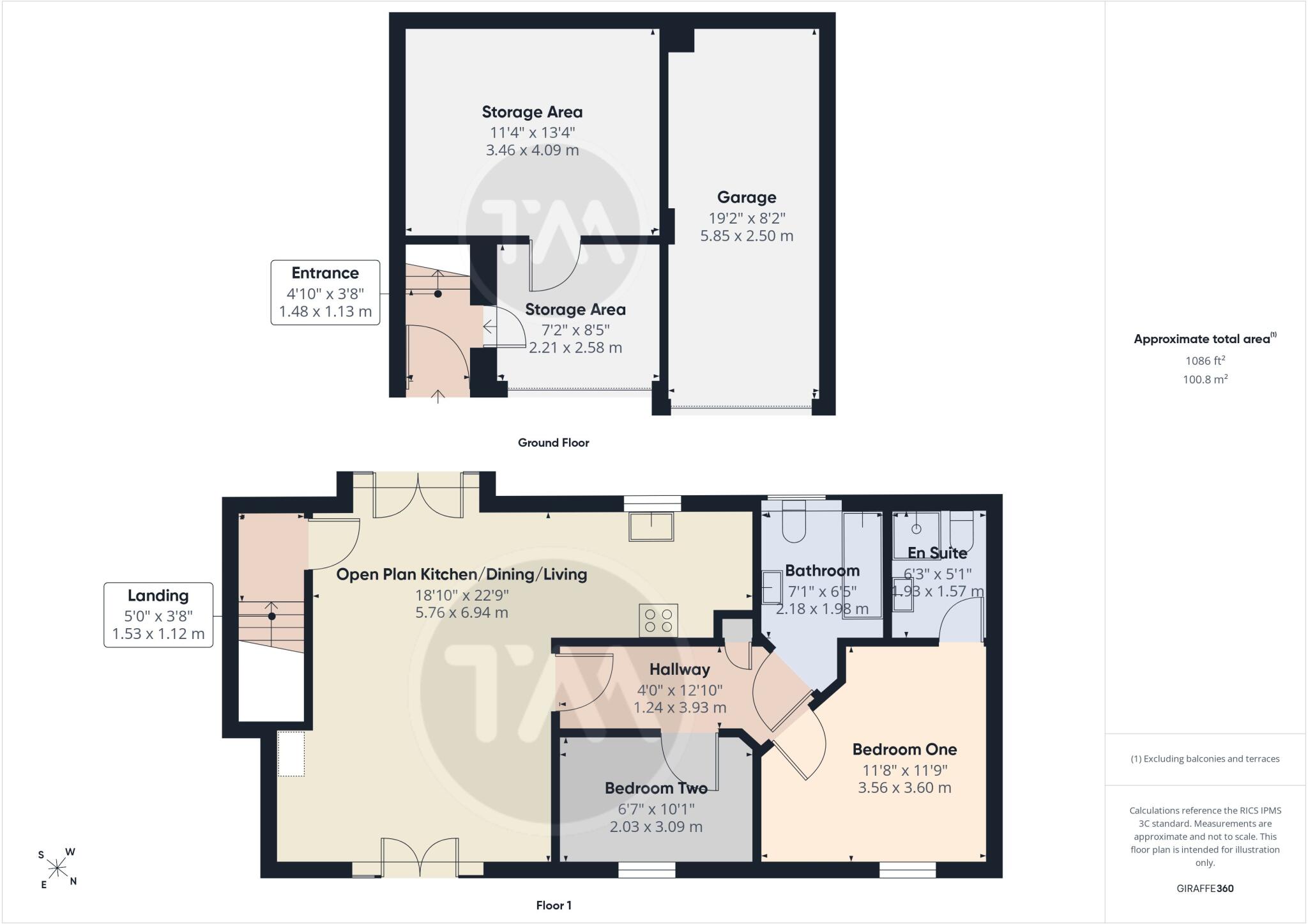 Samuel Jones Crescent, Little Paxton, St. Neots, Cambridgeshire, PE19 floorplan