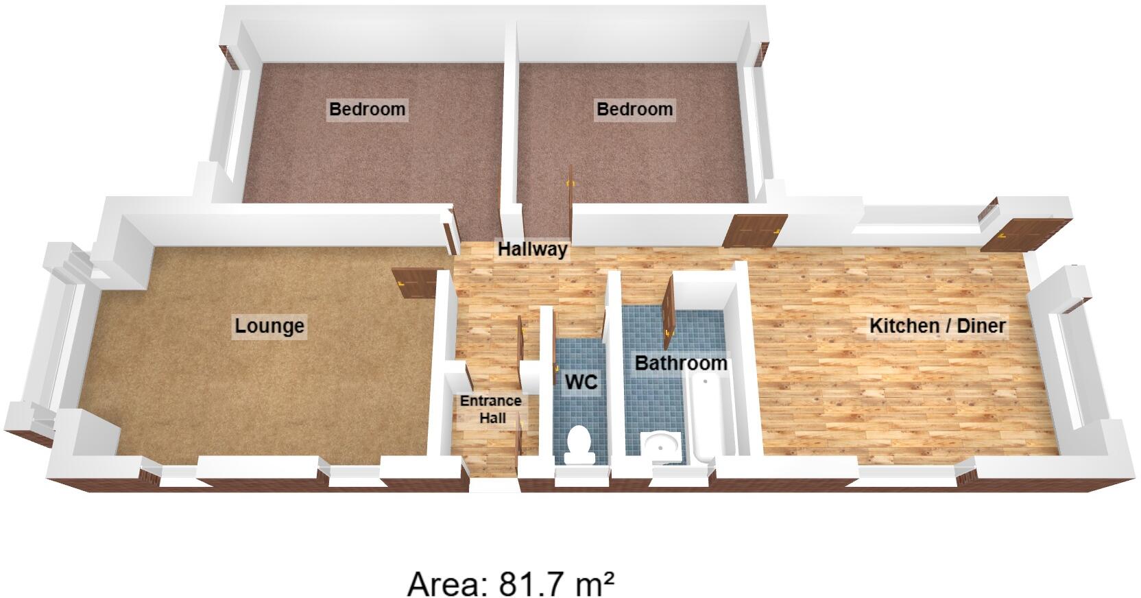 Salop Avenue, FY2 floorplan