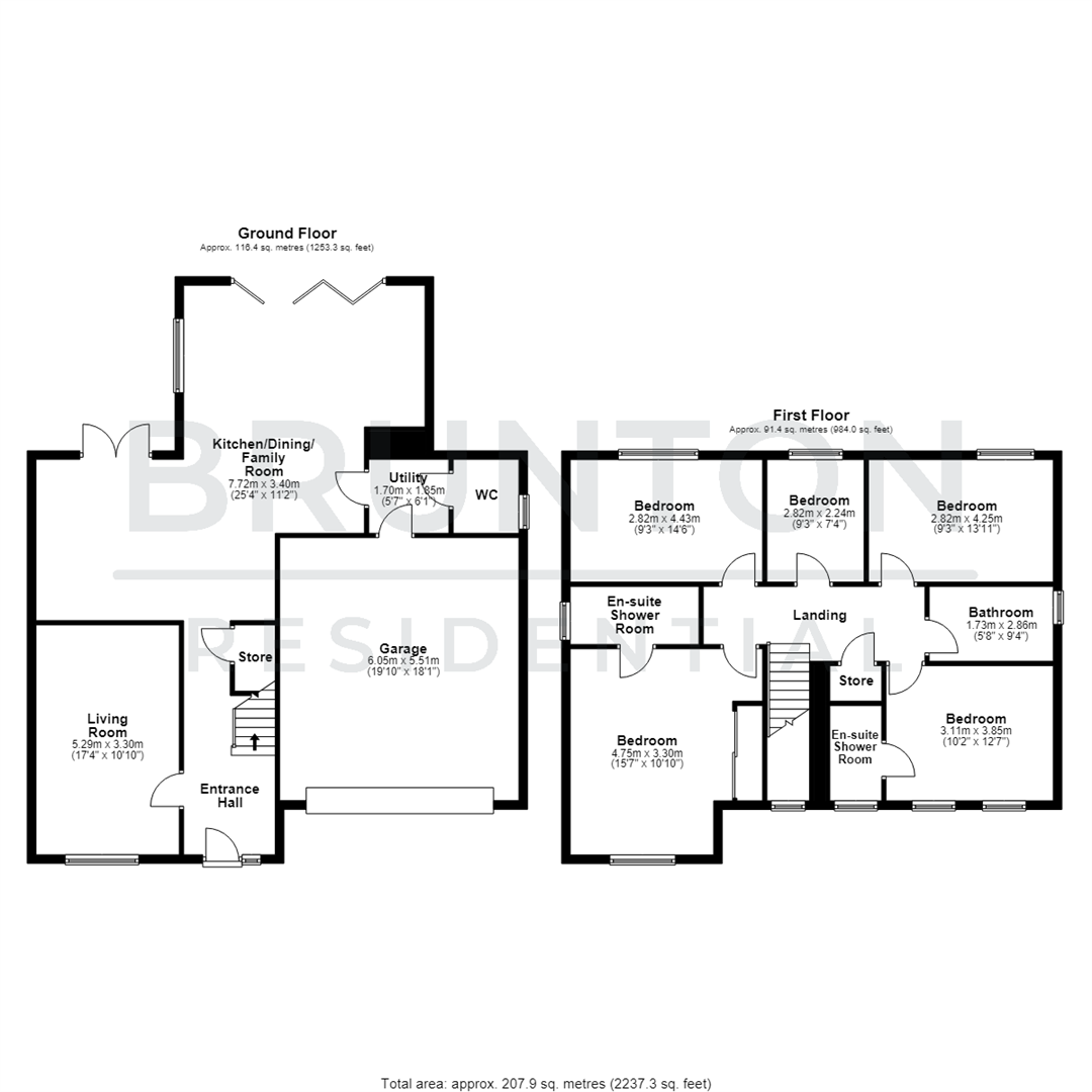 Dobson Gardens, Acomb, Hexham, NE46 floorplan