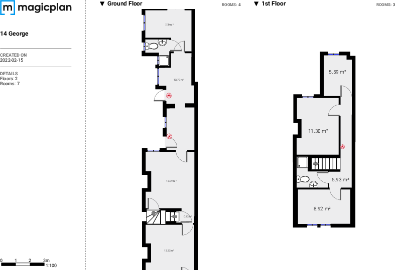 George Street, Loughborough floorplan