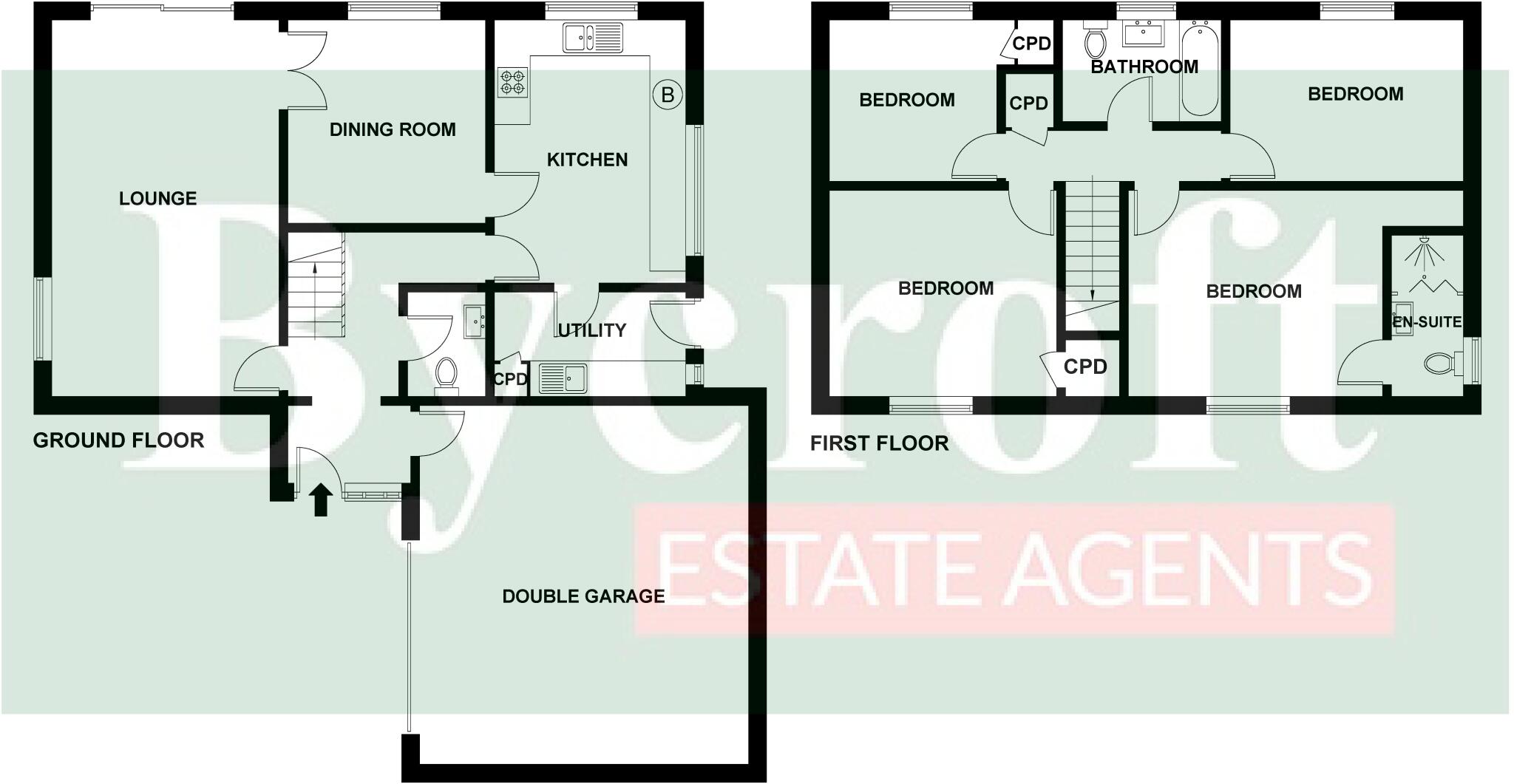 El Alamein Way, Bradwell floorplan