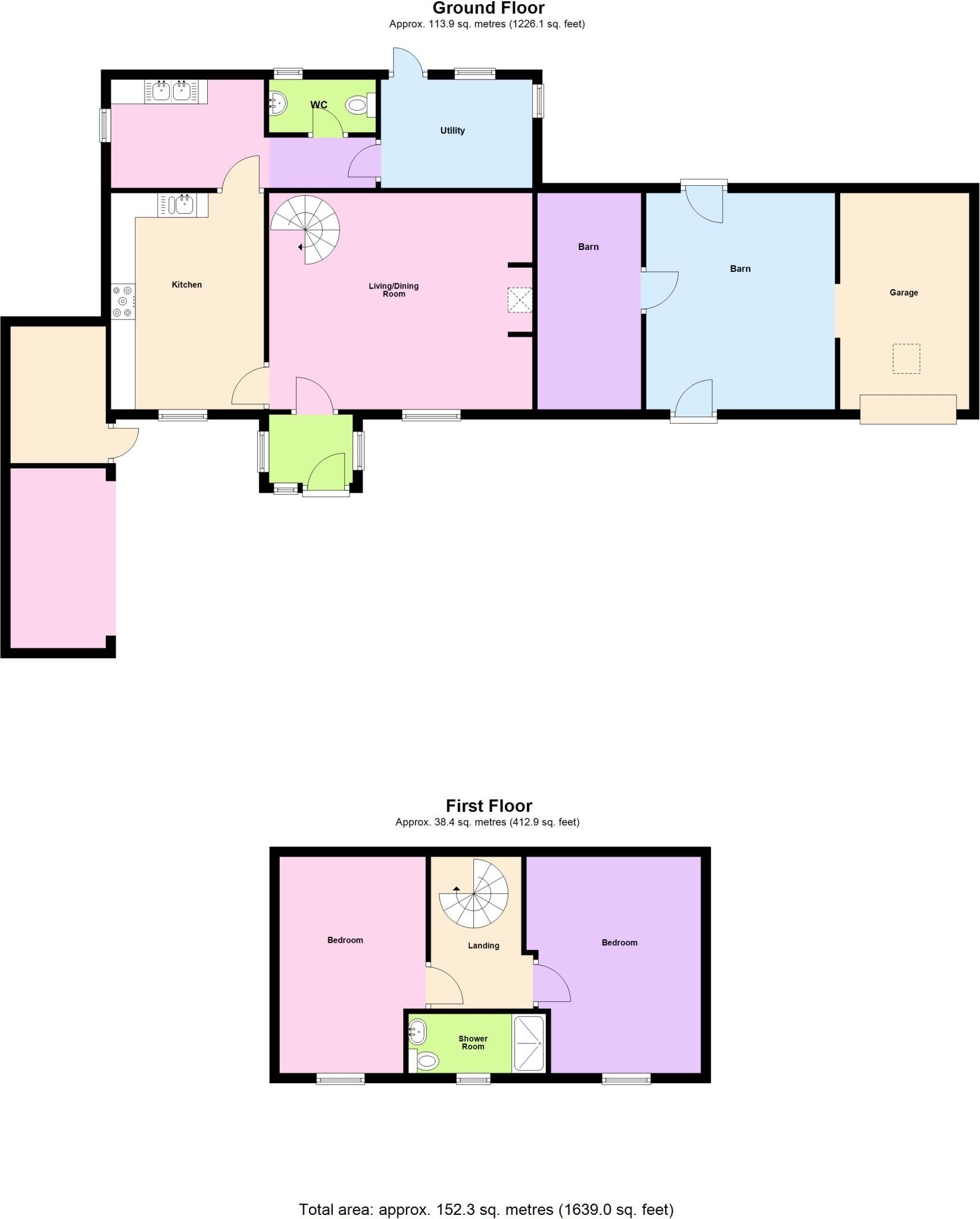 Bardon Mill, Northumberland, NE47 floorplan