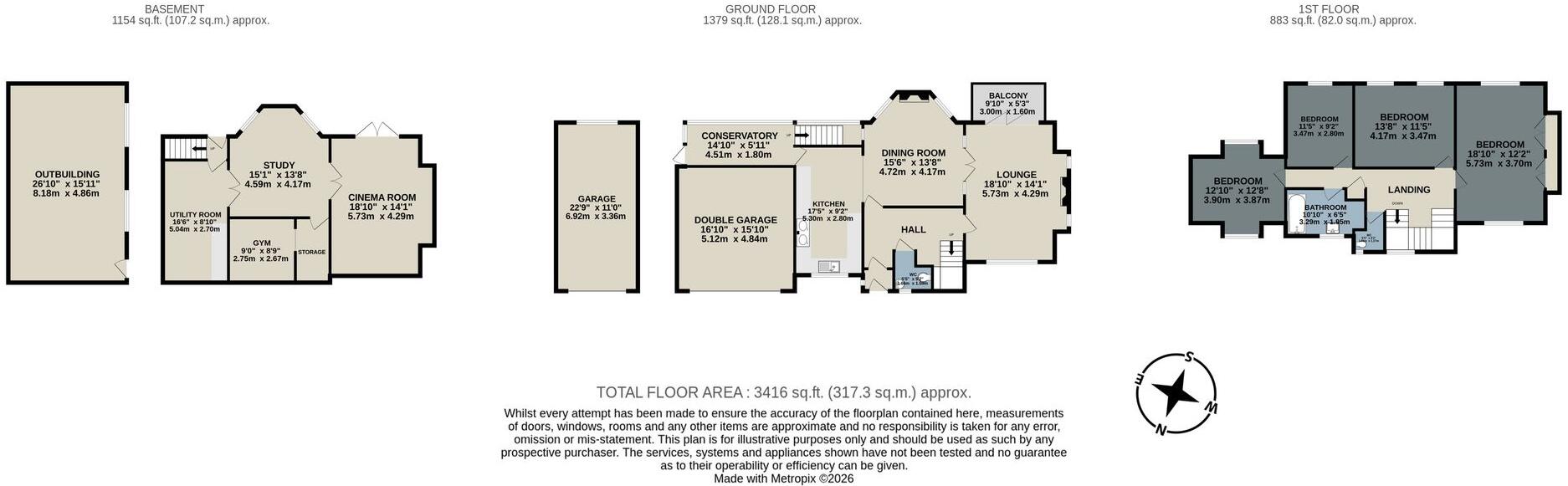 Hillcourt Road, Romiley, Stockport floorplan