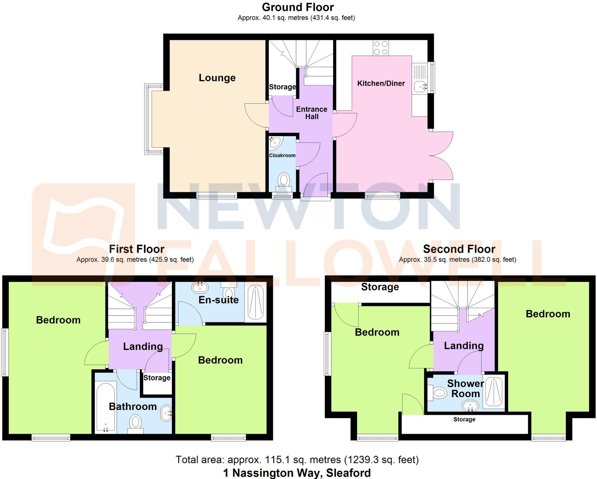 Nassington Way, Sleaford, NG34 floorplan
