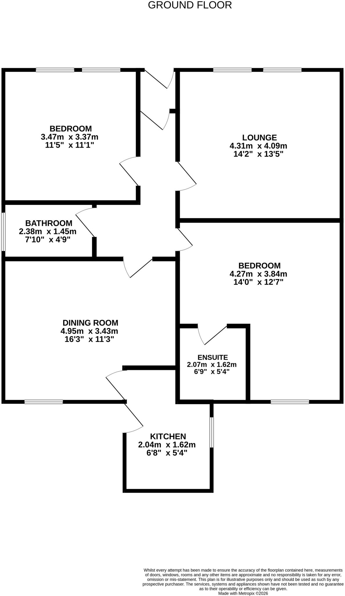 Couston Street, Dunfermline floorplan