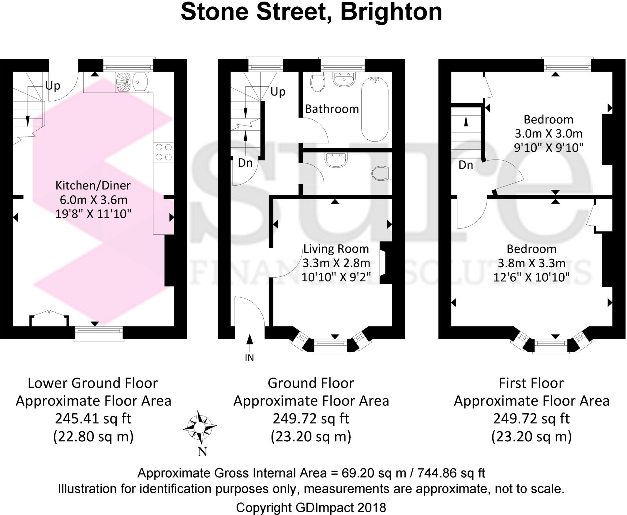 Stone Street, Brighton floorplan