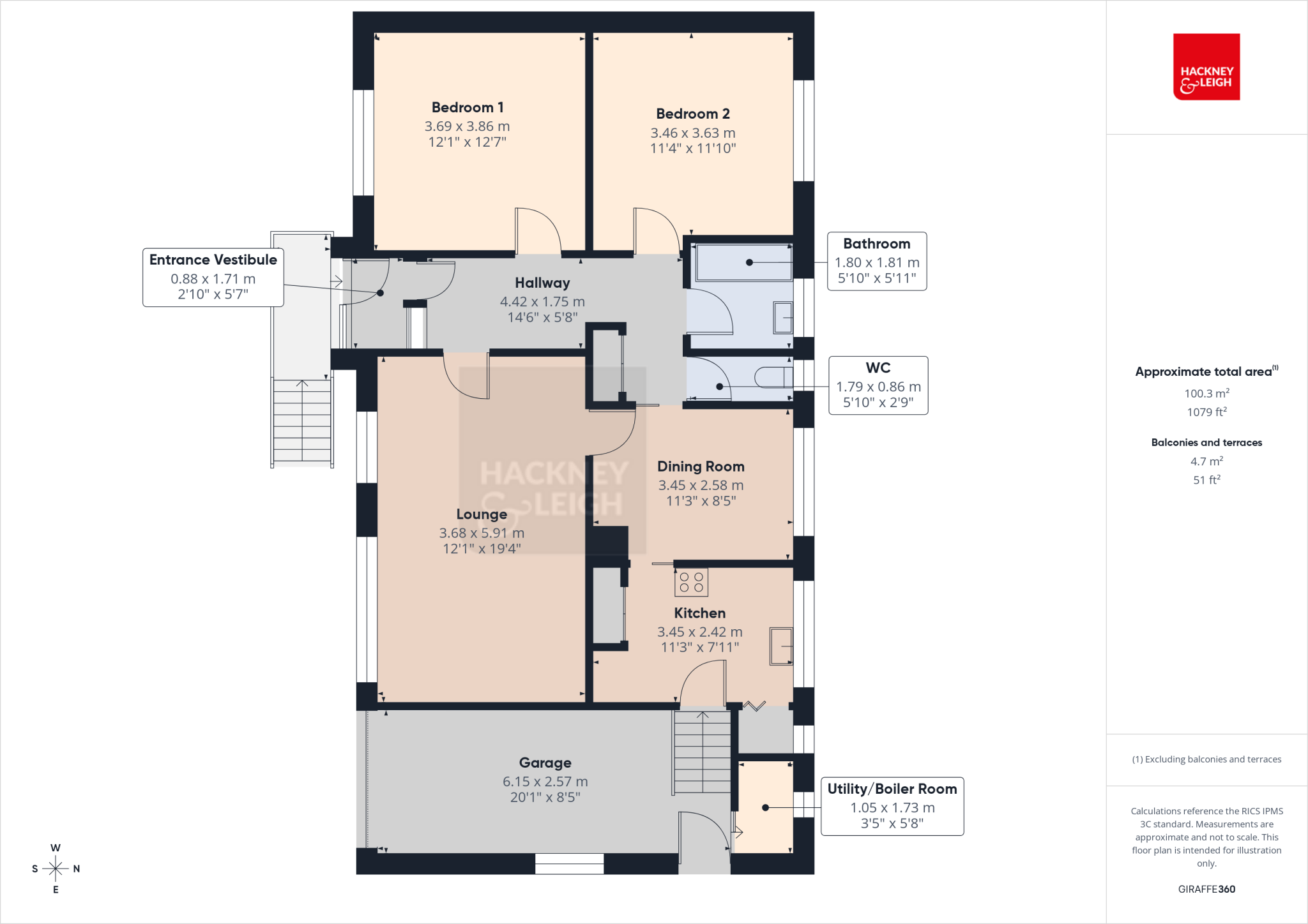 Fernbank, Kents Bank Road, Grange-over-Sands, Cumbria, LA11 7DJ floorplan
