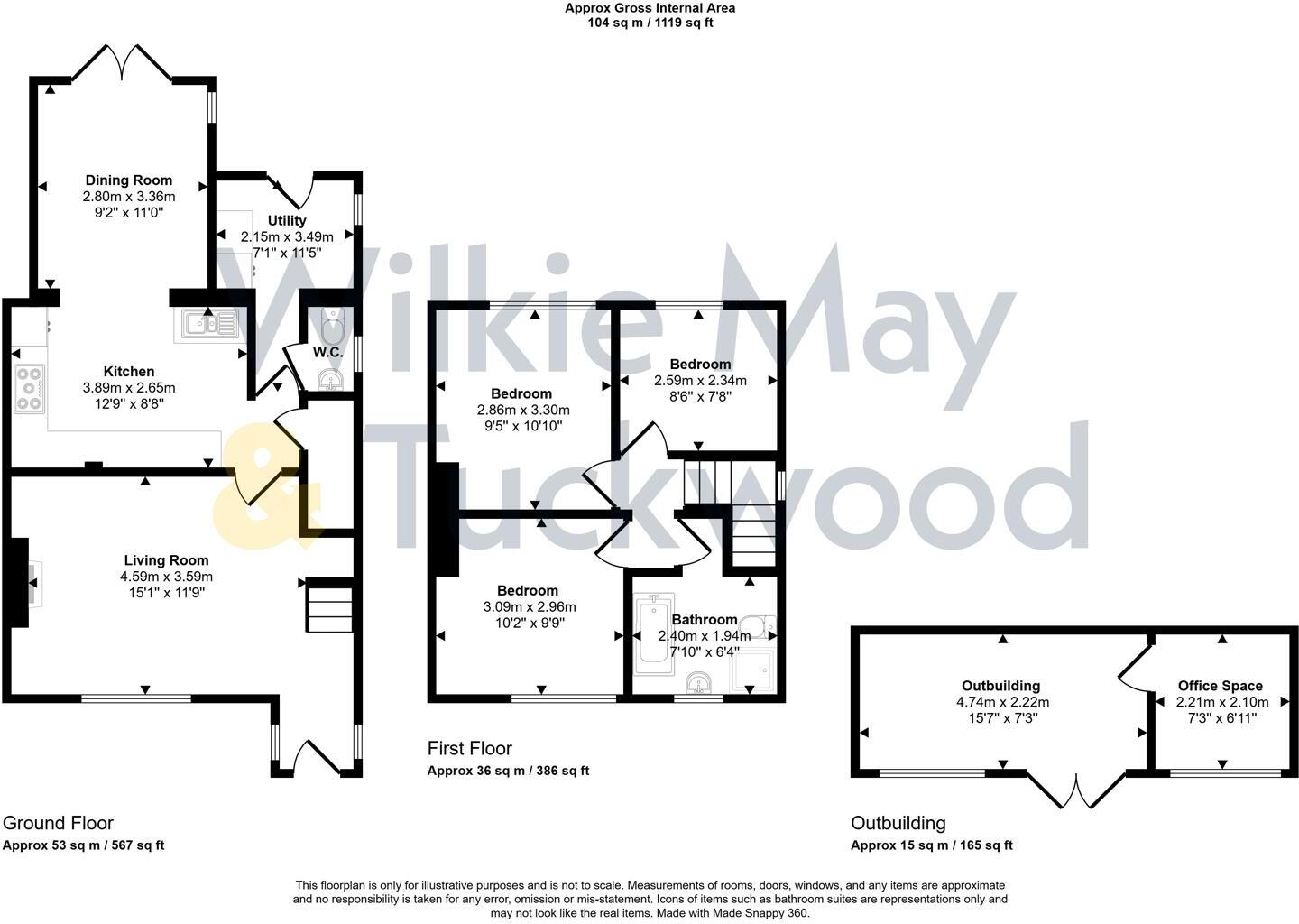 Liddymore Road, Watchet floorplan