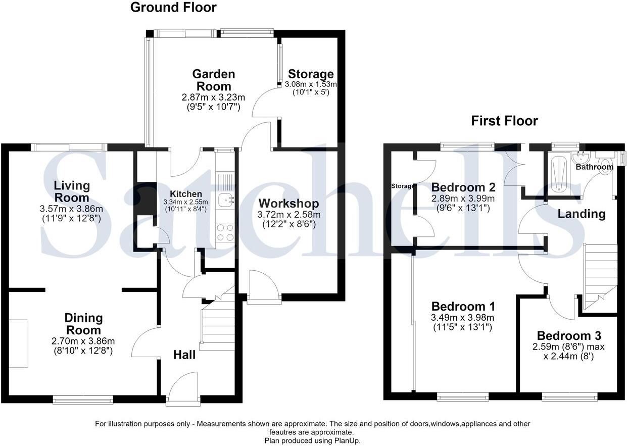 Hillary Rise, Arlesey, SG15 floorplan