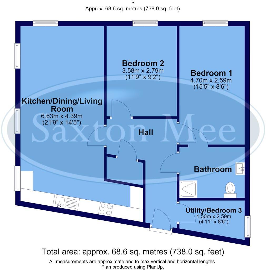 Busk Grange, Busk Meadow, Sheffield, S5 floorplan