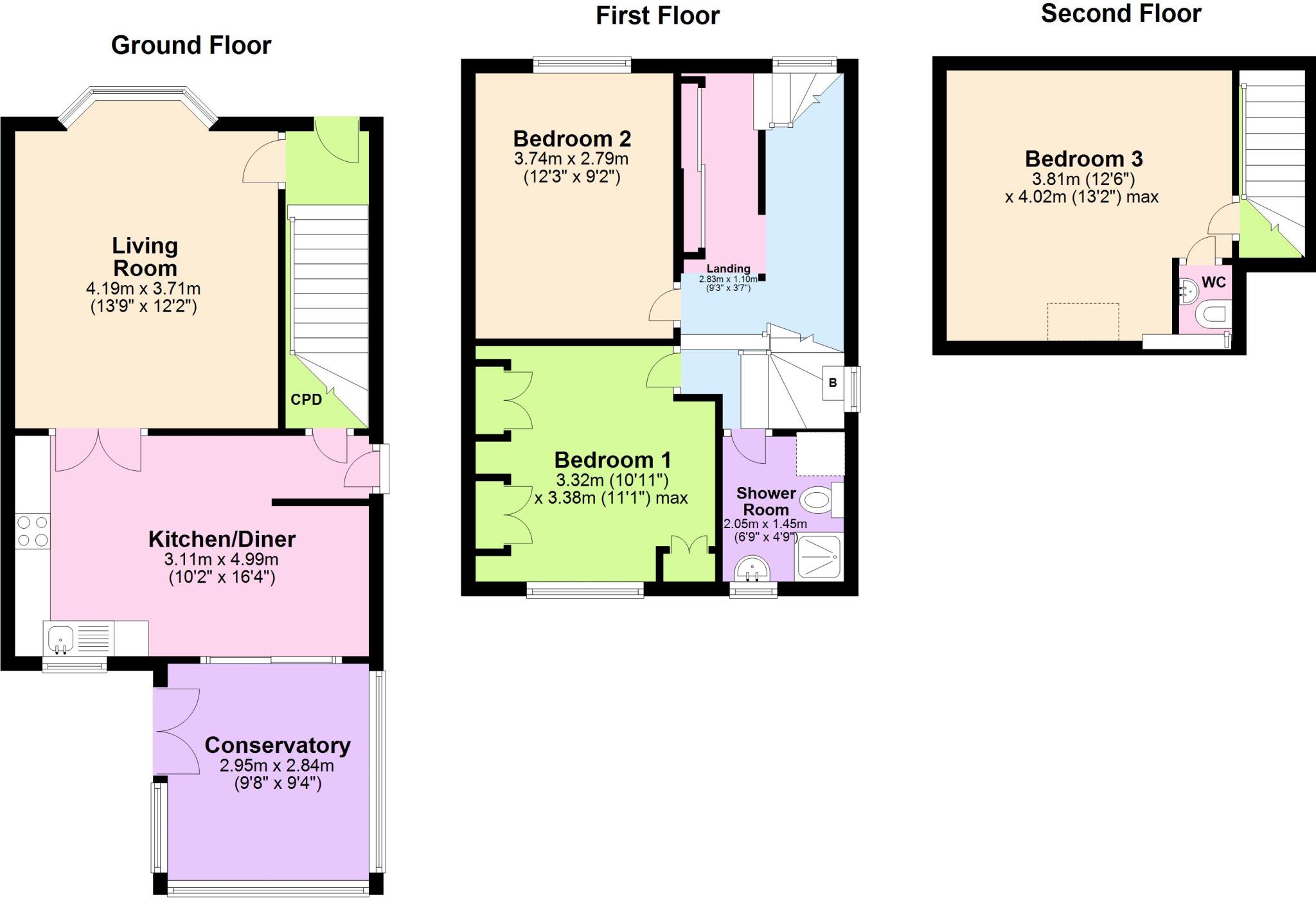 Lock Lane, Sandiacre floorplan
