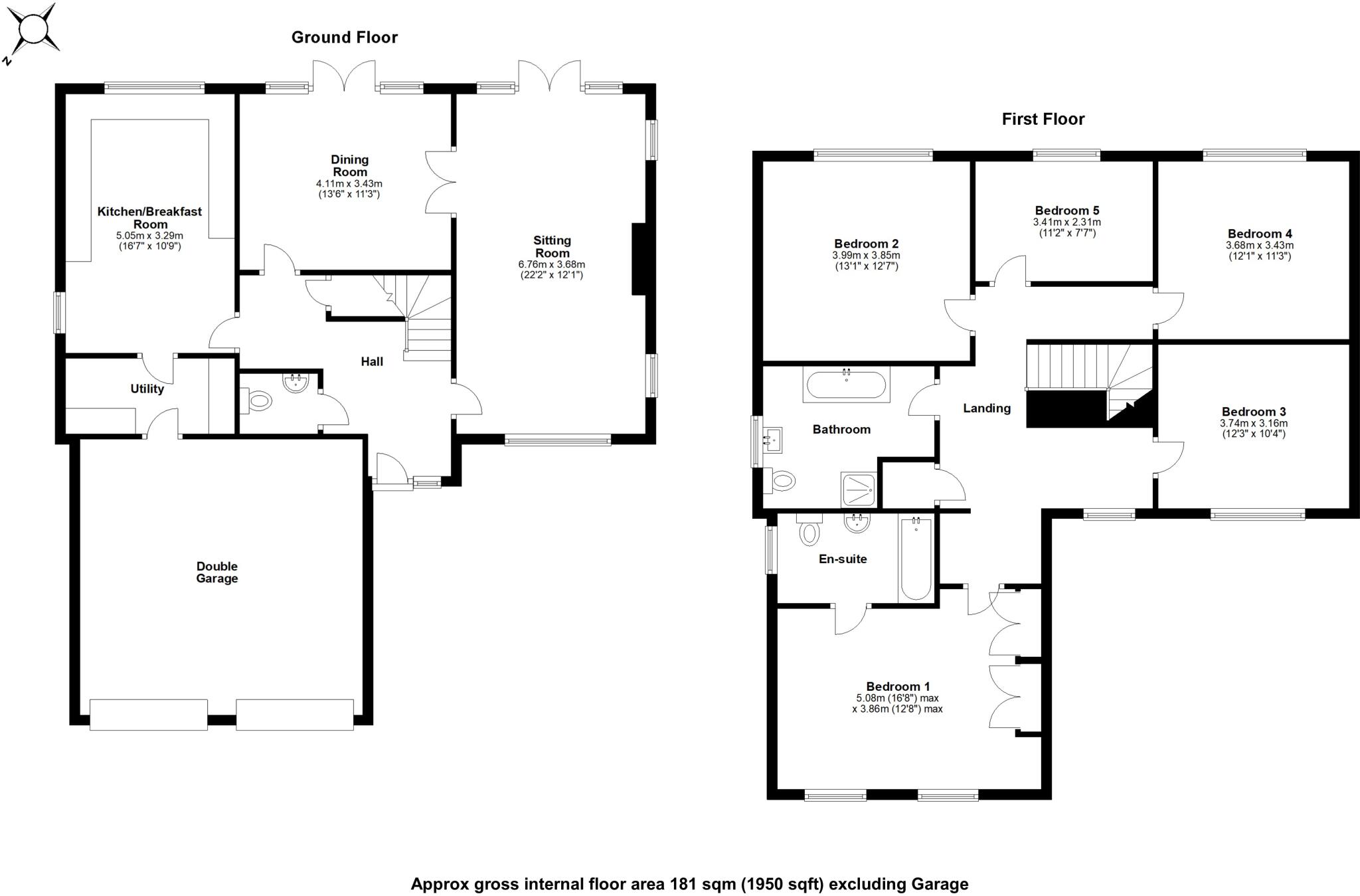 Brook Road, Stansted, Essex, CM24 floorplan