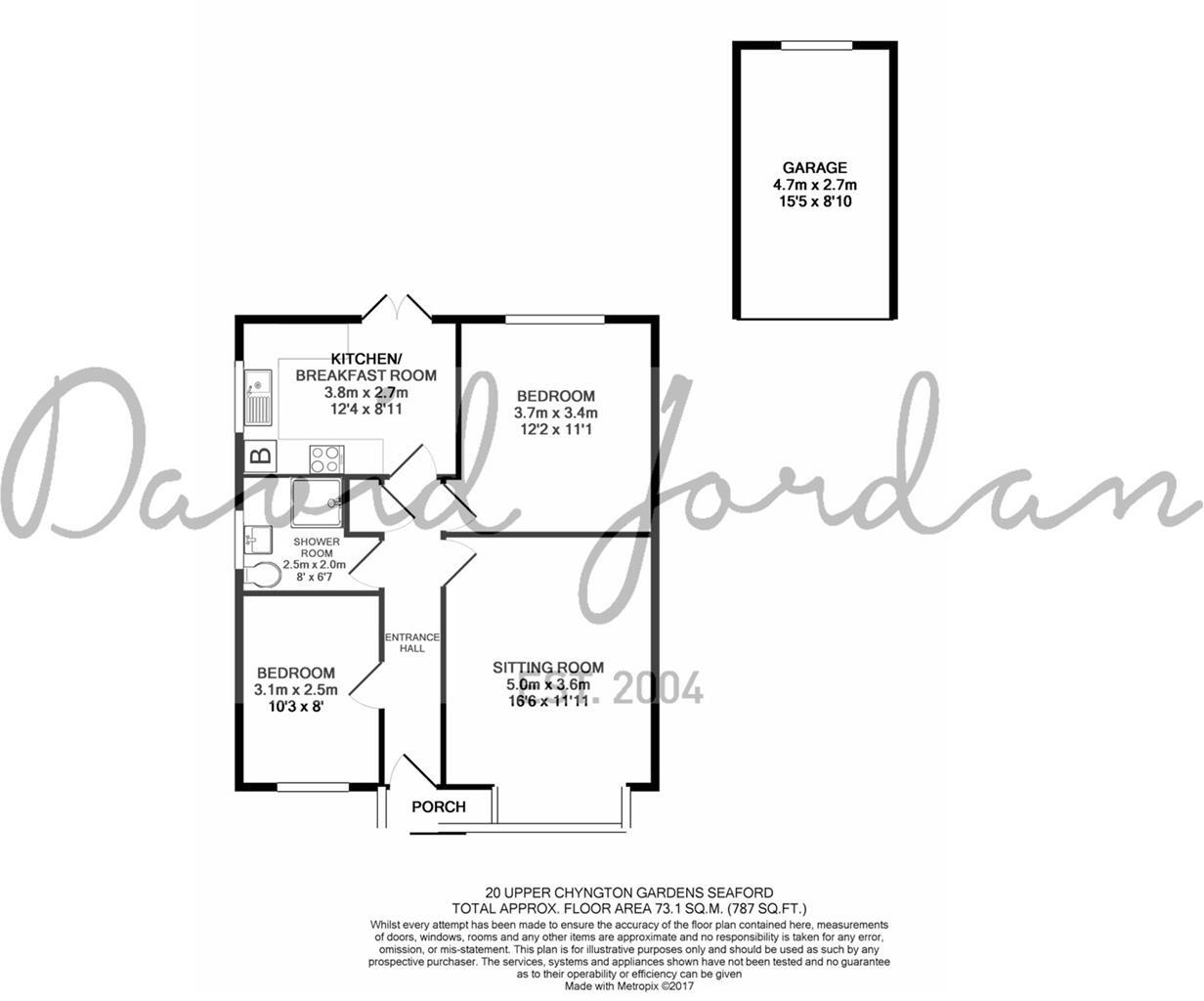 Upper Chyngton Gardens, Seaford floorplan