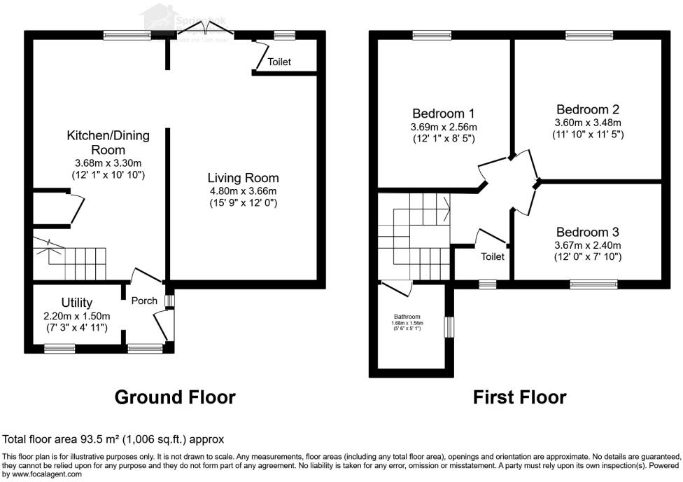 Jackson Terrace, Meden Vale, Mansfield, Nottinghamshire floorplan